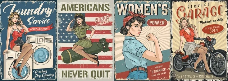 Феномен Пин-Ап Постеров в США: Иконы 1940-1950-х Годов